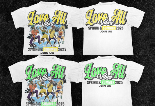 “Outside Vibes” 2 Vintage Tee (Only Available In White)