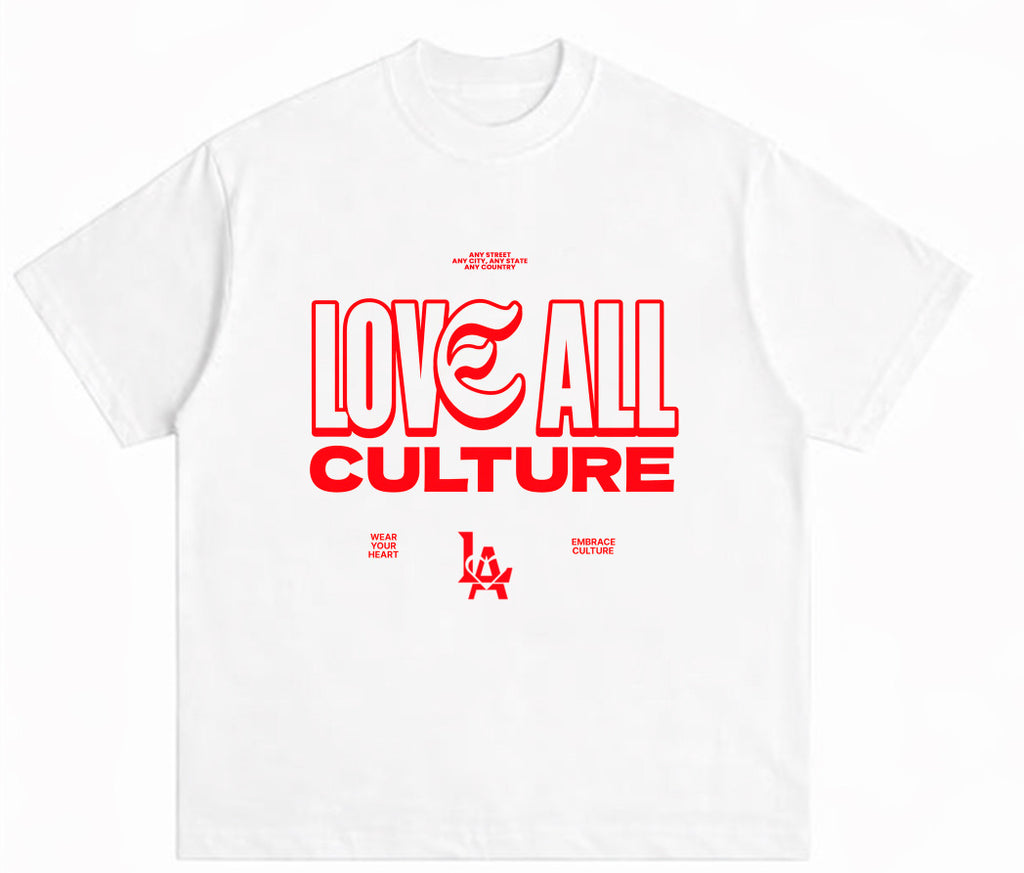 WHITE “Love Culture” T-Shirt