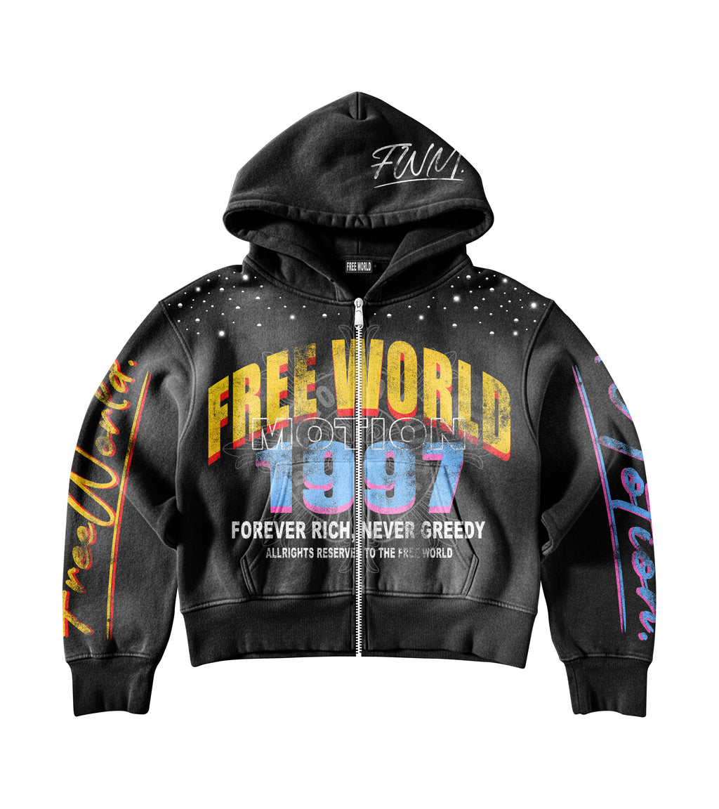 FreeWorld Motion “First Edition” Hoodie (Black)