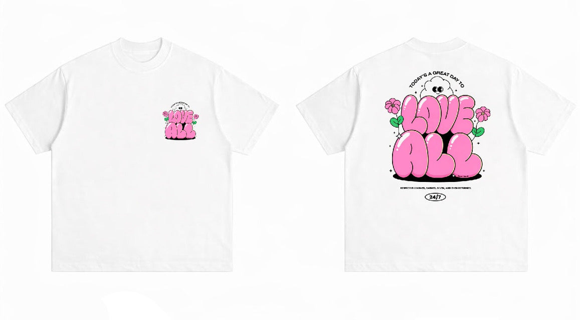 WHITE “Pink Love” T-Shirt