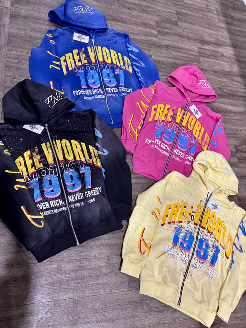 FreeWorld Motion “First Edition” Hoodie (Blue)